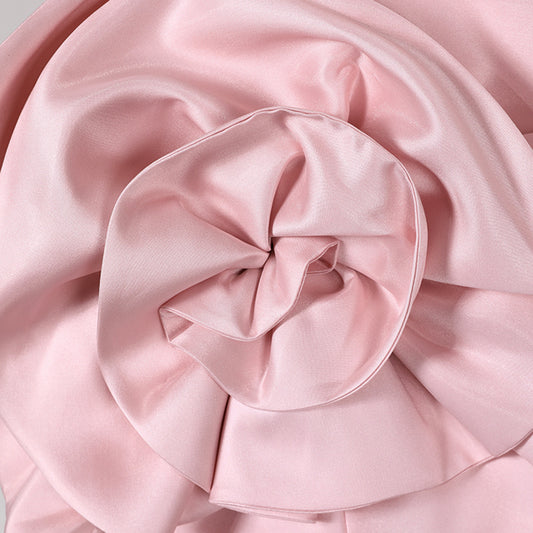 Large Flower Stitching Sleeveless Dress