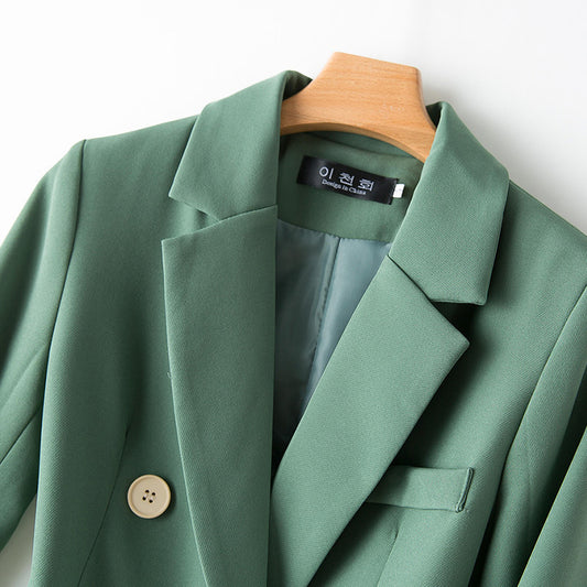 Pleated Skirt Suit Two-piece Set