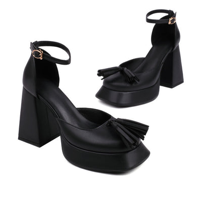 Tassel Platform Heels