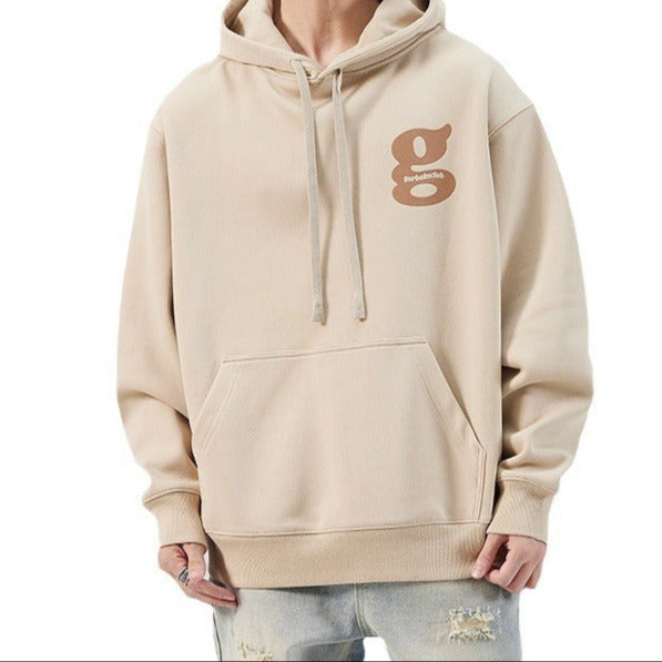 Men's Cozy Oversized Hoodie with Graphics & Kangaroo Pocket – Casual Streetwear Essential