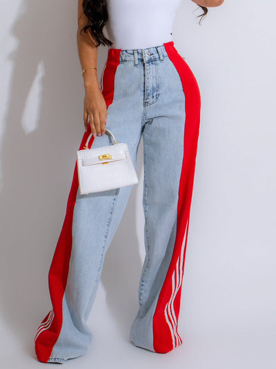 High Waist Three Stripe