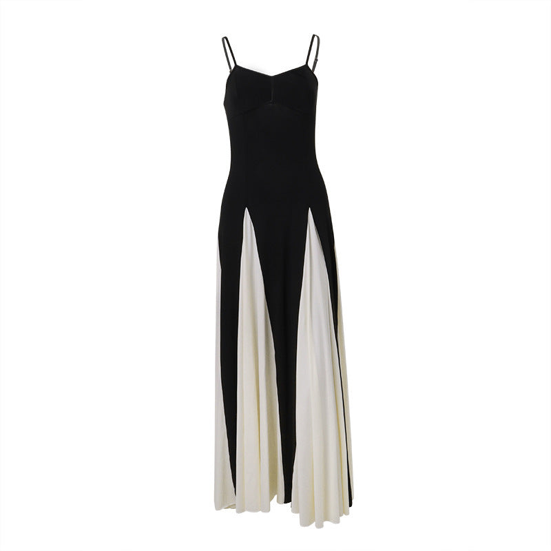 Kayla Color Contrast Sling Dress