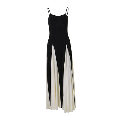 Kayla Color Contrast Sling Dress