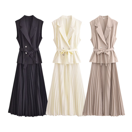 Nora Pleated Dress