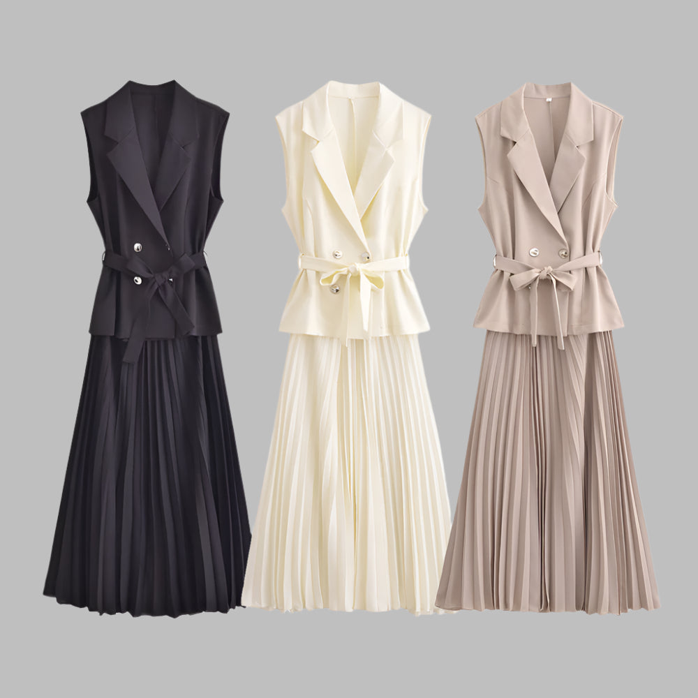Nora Pleated Dress