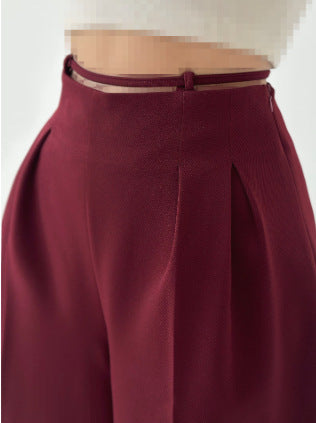 Straight-leg Trousers
