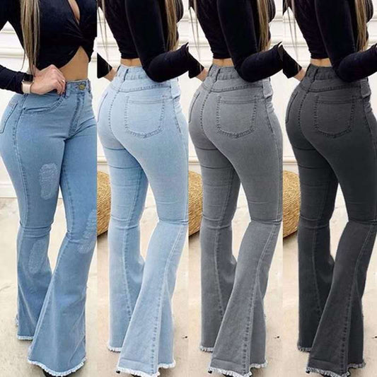 Flattering High Waisted Bootcut Jeans