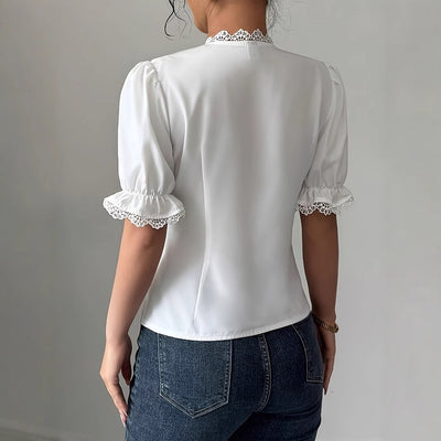 Short Sleeved V-neck