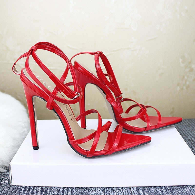 Don't Test Me Strappy Sandals