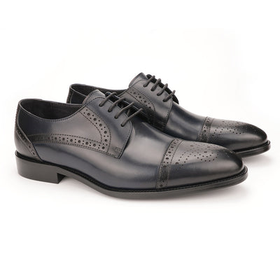 Men's Classic Leather Dress Shoes – Available in Black and Brown