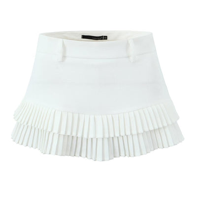 Pleated Mini Skirt