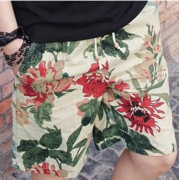 Men's Vibrant Printed Casual Shorts – Comfortable, Stylish, Perfect for Summer
