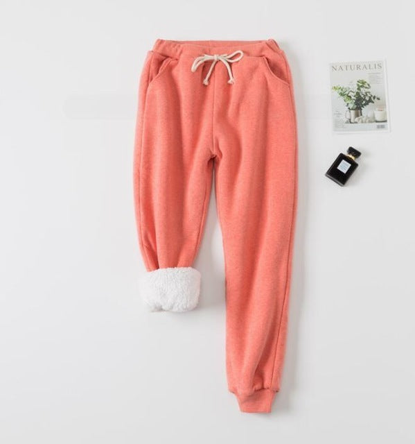 Thermal lining sweatpants