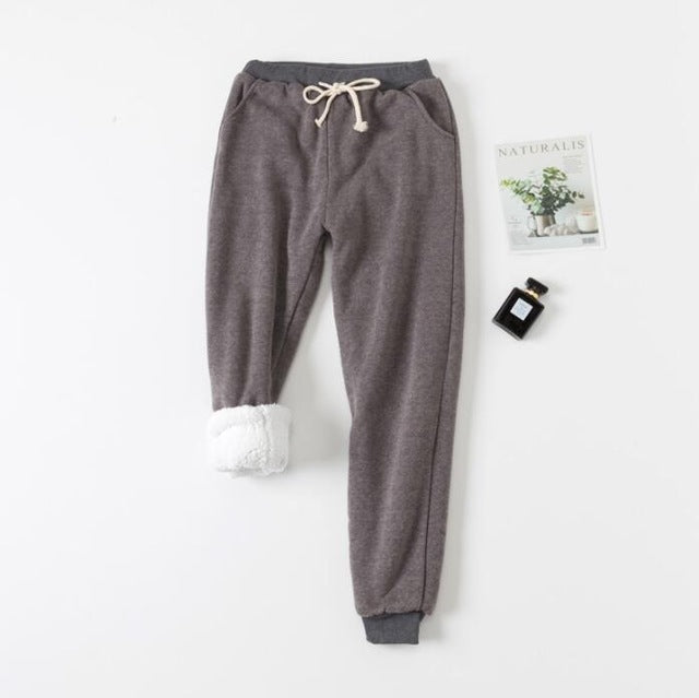 Thermal lining sweatpants