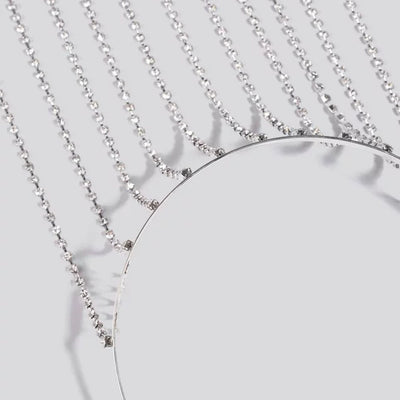 Tassel Rhinestone Headband