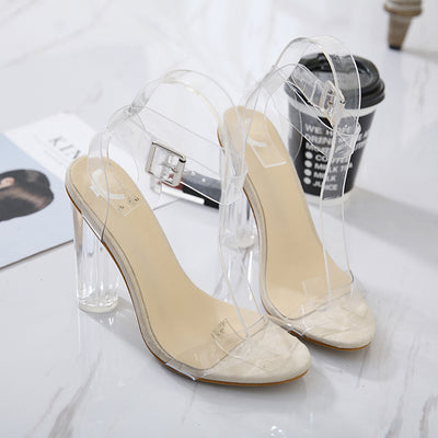 Transparent High Heel Pumps