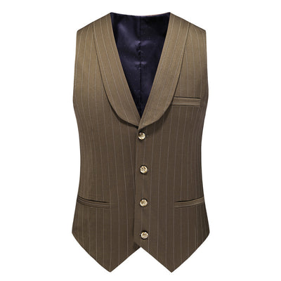 Men's Versatile Pinstripe 3-Piece Suit