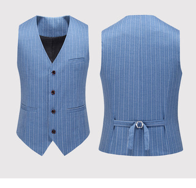 Men's Classic Pinstripe 3-Piece Suit
