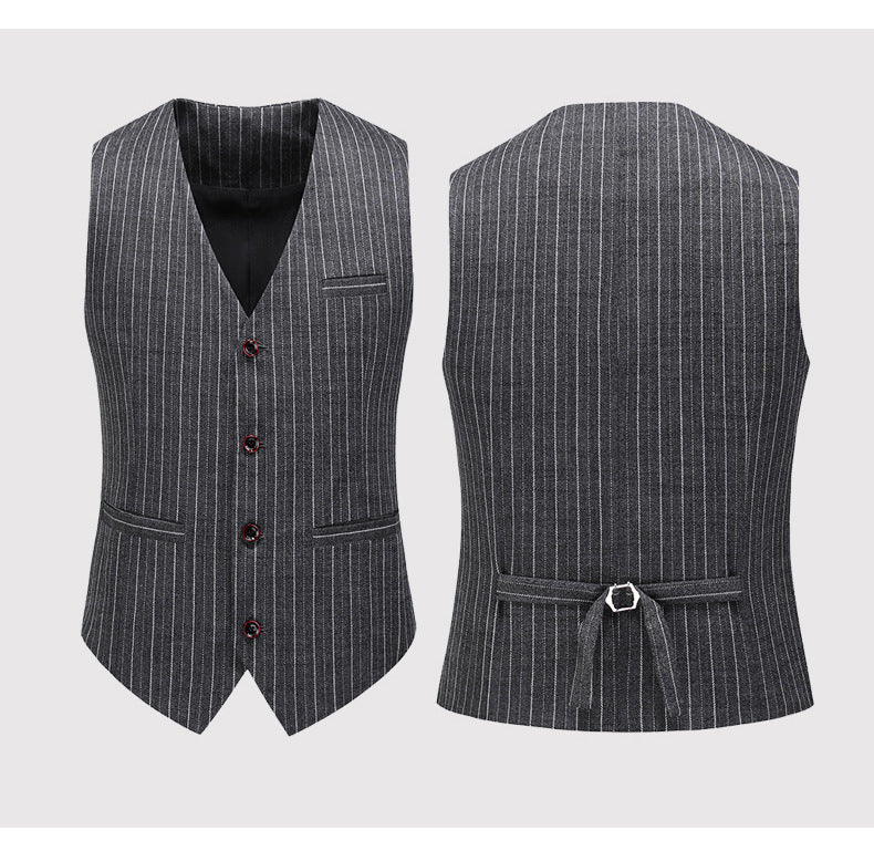 Men's Classic Pinstripe 3-Piece Suit