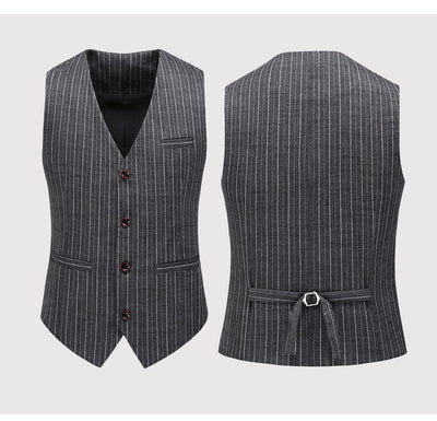 Men's Classic Pinstripe 3-Piece Suit