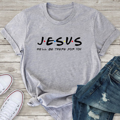 Men's Casual T-Shirt with "Jesus" Design and Inspirational Quote – Comfortable, Stylish & Faith-Inspired