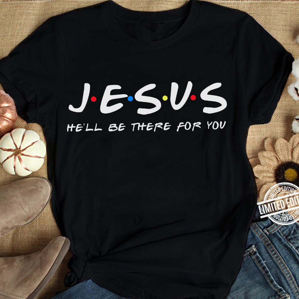 Men's Casual T-Shirt with "Jesus" Design and Inspirational Quote – Comfortable, Stylish & Faith-Inspired