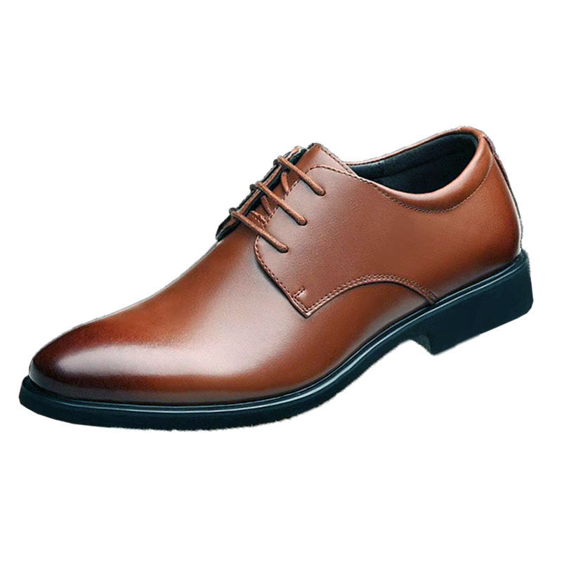Timeless Elegance: Men's Leather Oxford Shoes in Black & Brown