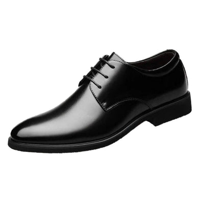 Timeless Elegance: Men's Leather Oxford Shoes in Black & Brown
