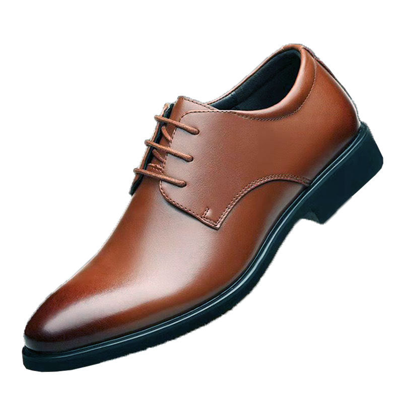 Timeless Elegance: Men's Leather Oxford Shoes in Black & Brown