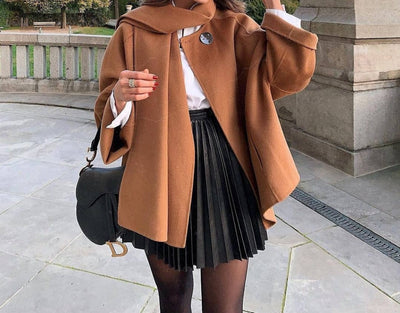 Pleated Mini Skirt