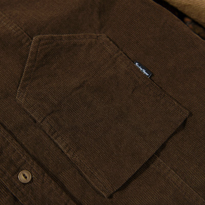 Men's Casual Colorblock Corduroy Shirt Jacket – Rugged Style & Comfort