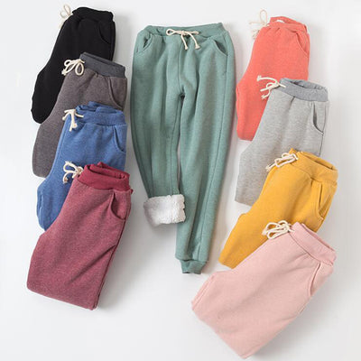 Thermal lining sweatpants
