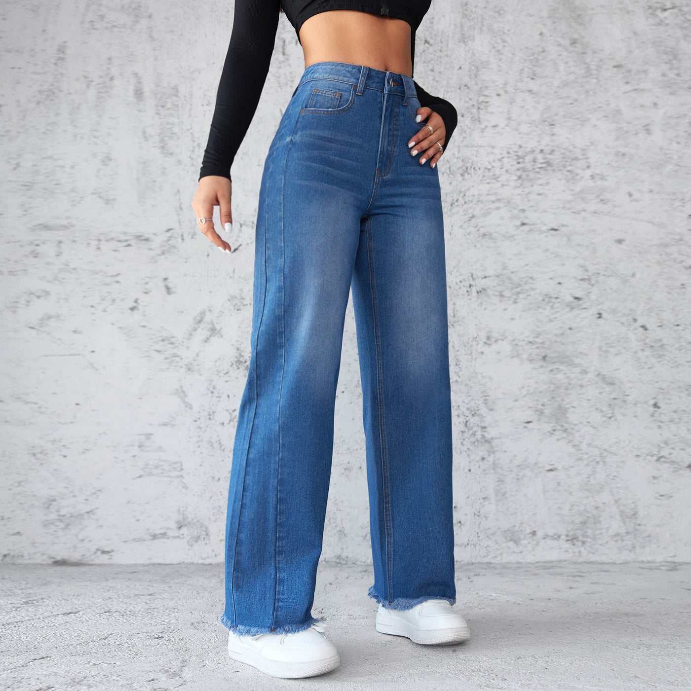 Fashion Wide-leg Jeans