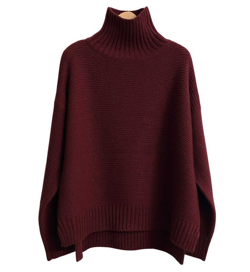 Bea Cashmere Turtleneck Knitted Sweater
