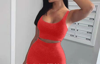 Sporty Basic Wide Leg Pants Set