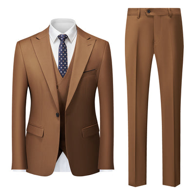 Emerald Majesty Three-Piece Suit - Custom Shades & Sizes