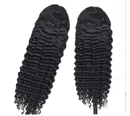 13X4 Deep Wave Lace Frontal Human Hair Wig