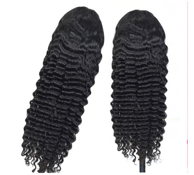 13X4 Deep Wave Lace Frontal Human Hair Wig