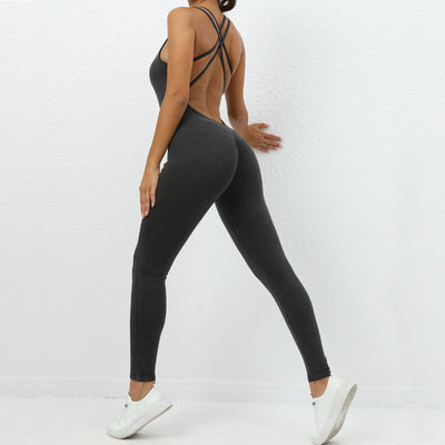 Cross-strap Back Unitard