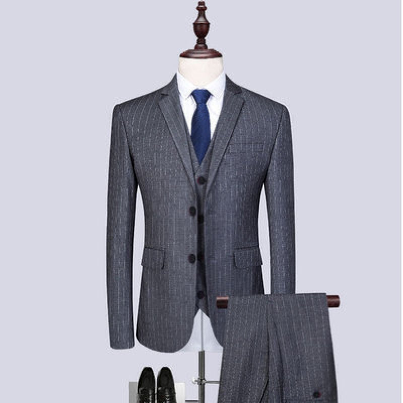 Premium All-Season Formal Suit - Modern Classic for Weddings & Special Occasions