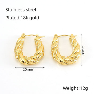 18K Gold-plated Earrings