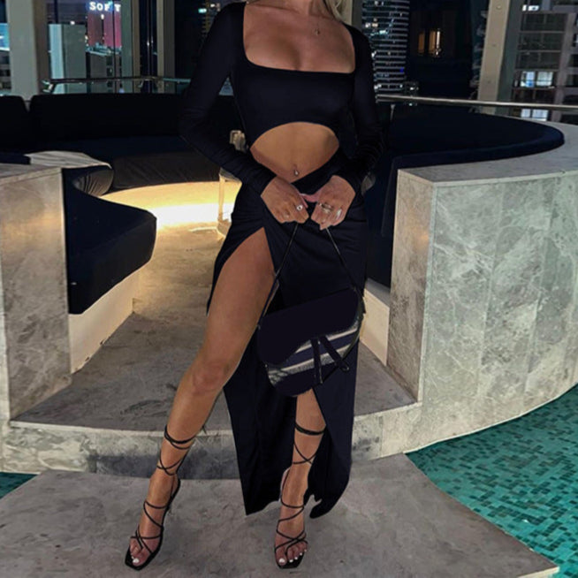 Evelyn Split Dress