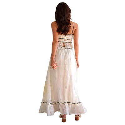 Delise Strappy Bow Skirt Set