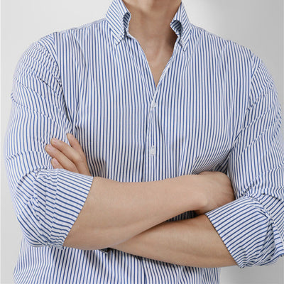 Striped Men's Long Sleeve Shirt