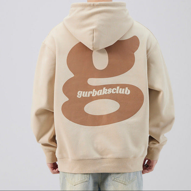 Men's Cozy Oversized Hoodie with Graphics & Kangaroo Pocket – Casual Streetwear Essential