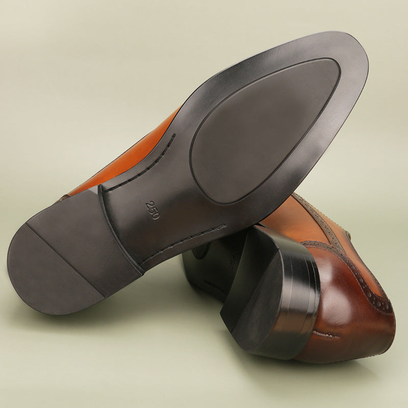 Men's Classic Leather Dress Shoes – Available in Black and Brown