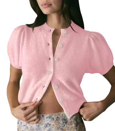 Bubble Short Sleeved Cardigan