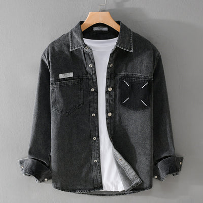 Casual Oversized Denim Shirt Jacket – Trendy & Comfortable Layering Piece