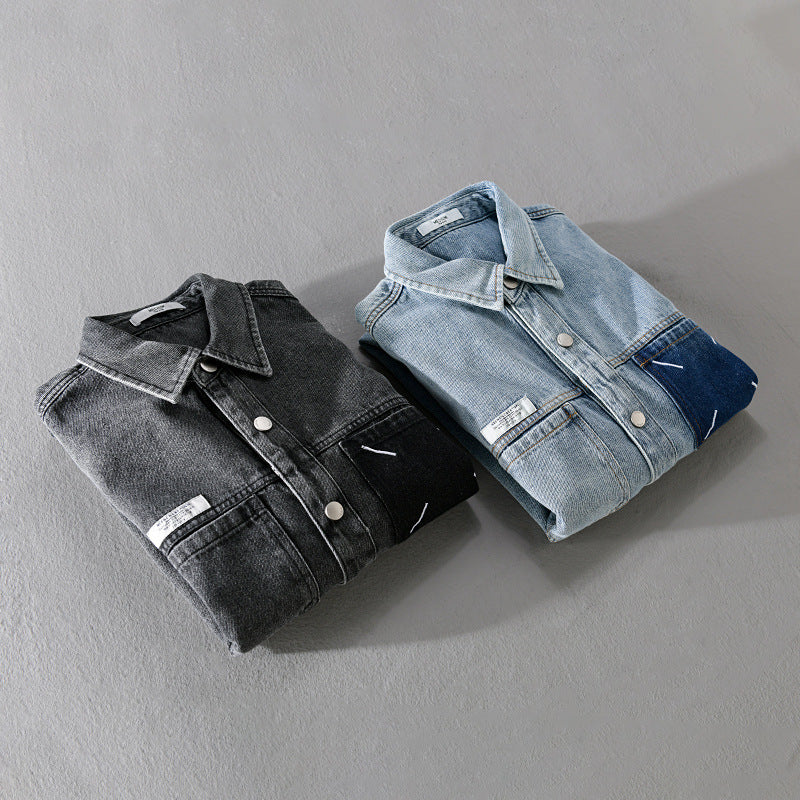 Casual Oversized Denim Shirt Jacket – Trendy & Comfortable Layering Piece