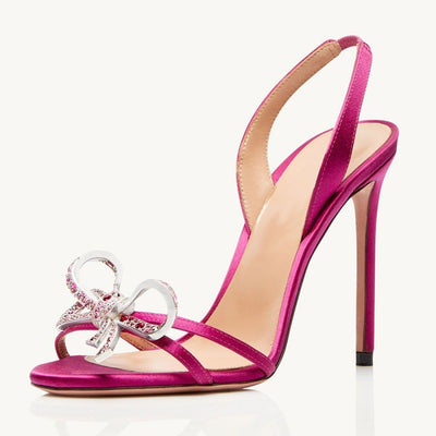 Nelly Bow Stiletto Sandals